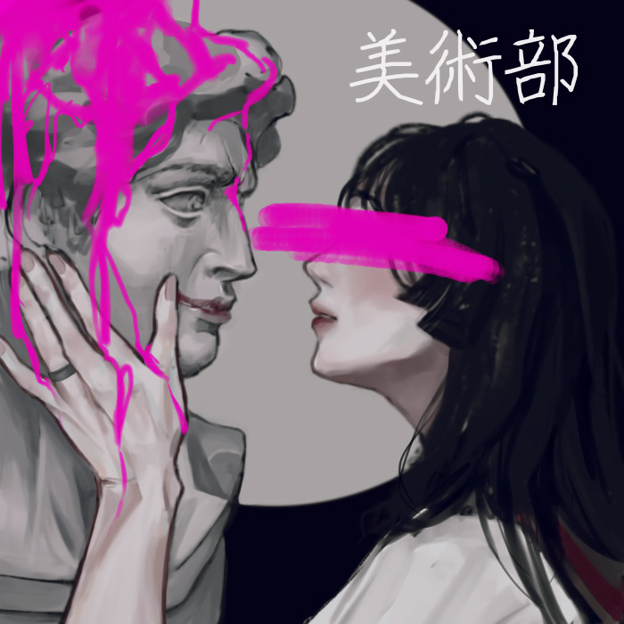 美術部による展示
