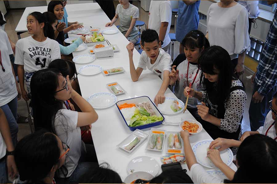 Interaction with Vietnamese Students