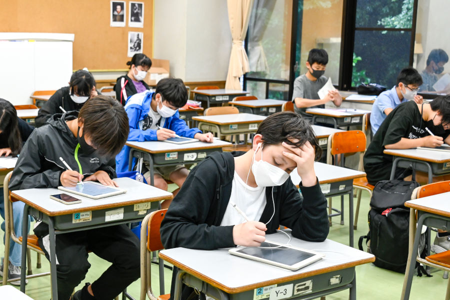 放課後の公文式教室